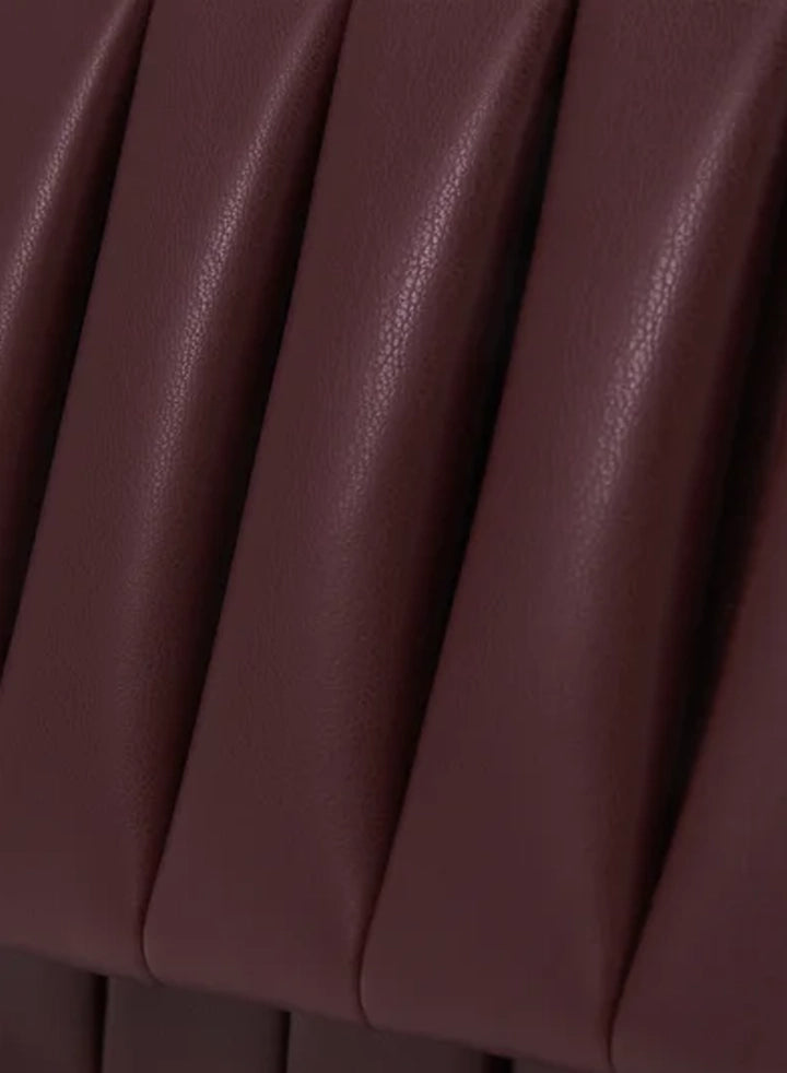 Themoirè FERONIA VEGAN FABRIC MARSALA