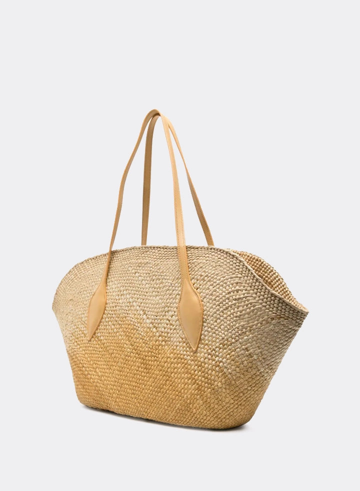 Themoirè FLOR STRAW DEGRADÈ CHAITEA / NATURAL