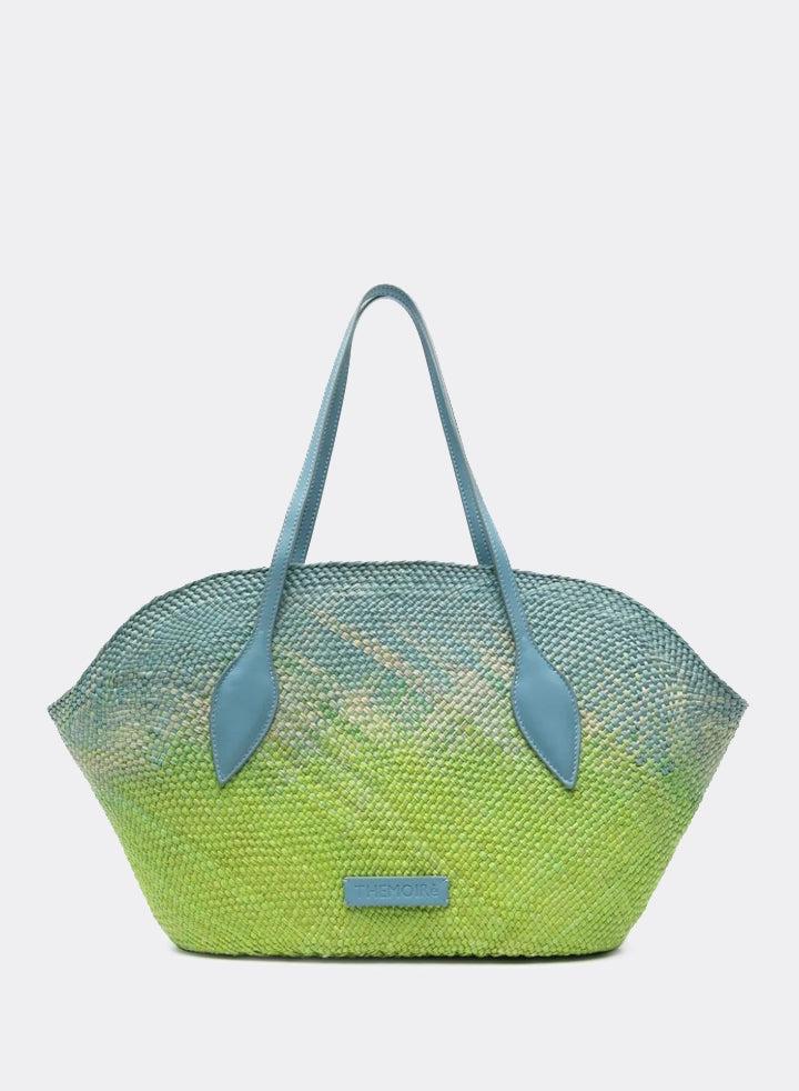 Themoirè FLOR STRAW DEGRADÈ TORMALINE / TEA TREE