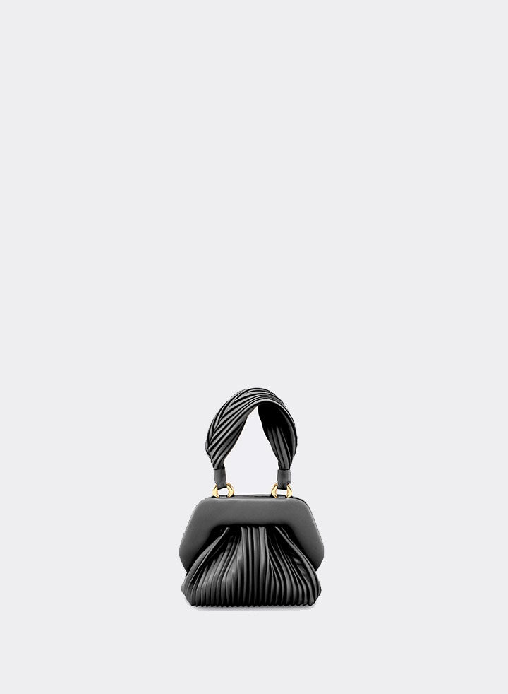 Themoirè GEA PLISSÈ BLACK