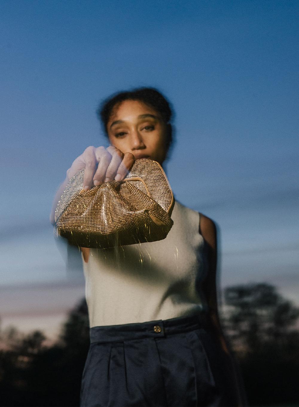 Themoirè GEA STRASS GOLD