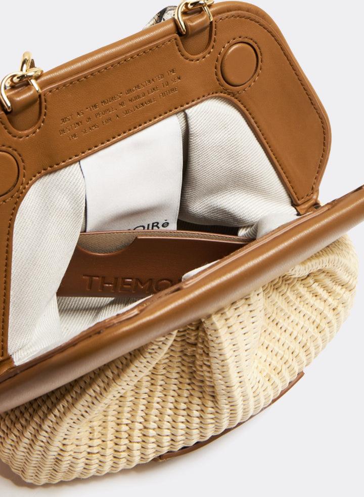 Themoirè GEA STRAW SHELL / CARAMEL