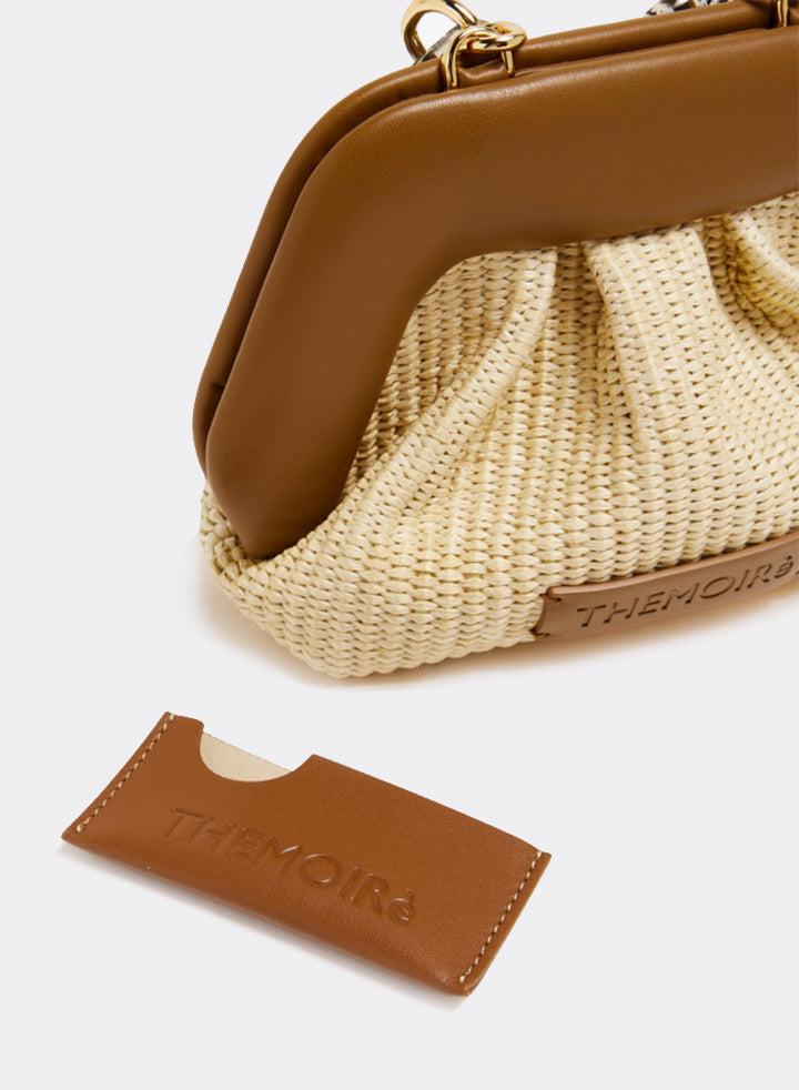 Themoirè GEA STRAW SHELL / CARAMEL
