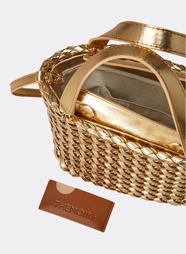 Themoirè KOBO KNOTS LAMINATED GOLD