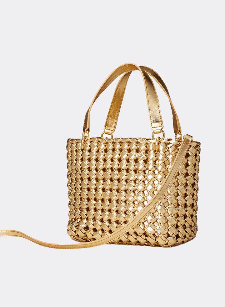 Themoirè KOBO KNOTS LAMINATED GOLD