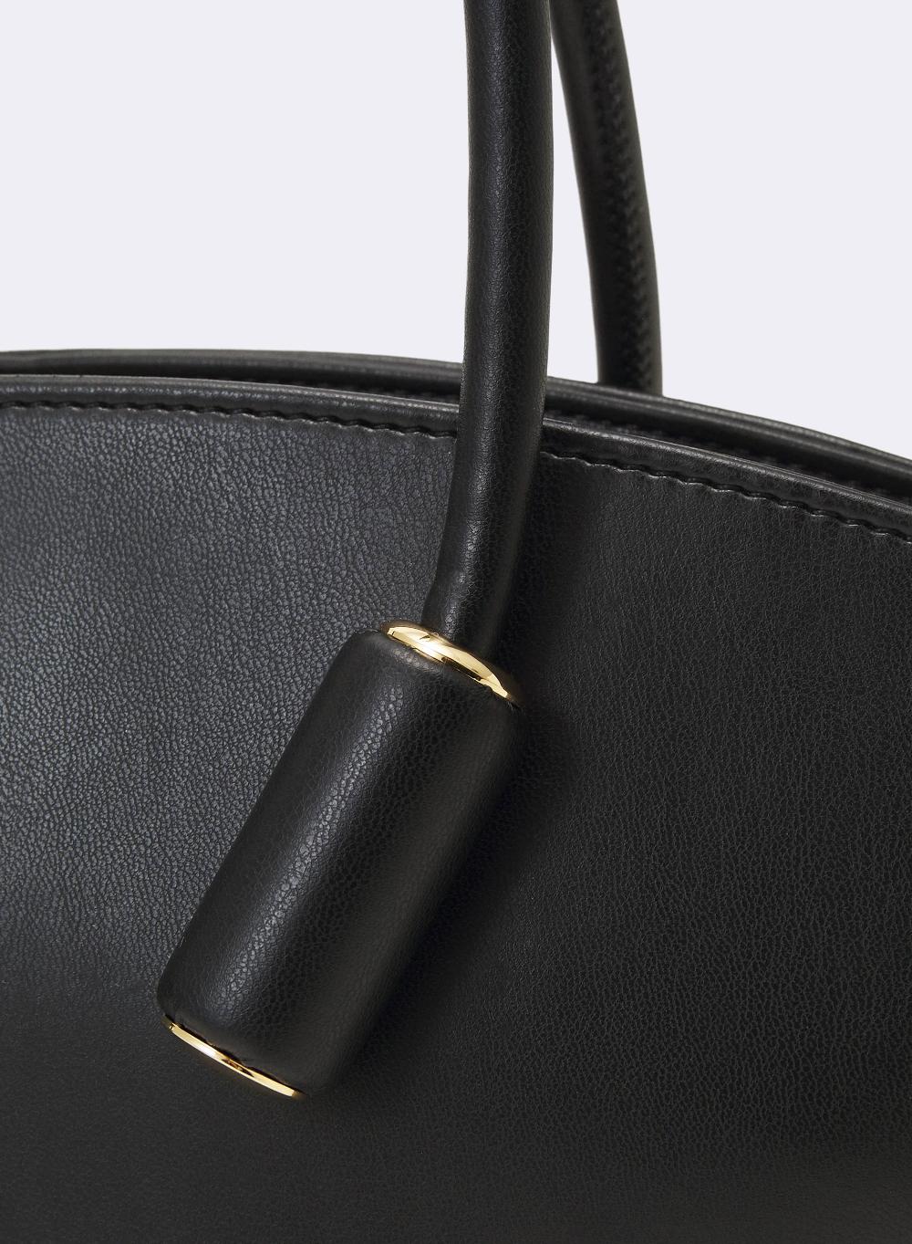 Themoirè OLIMPIA VEGAN FABRIC BLACK