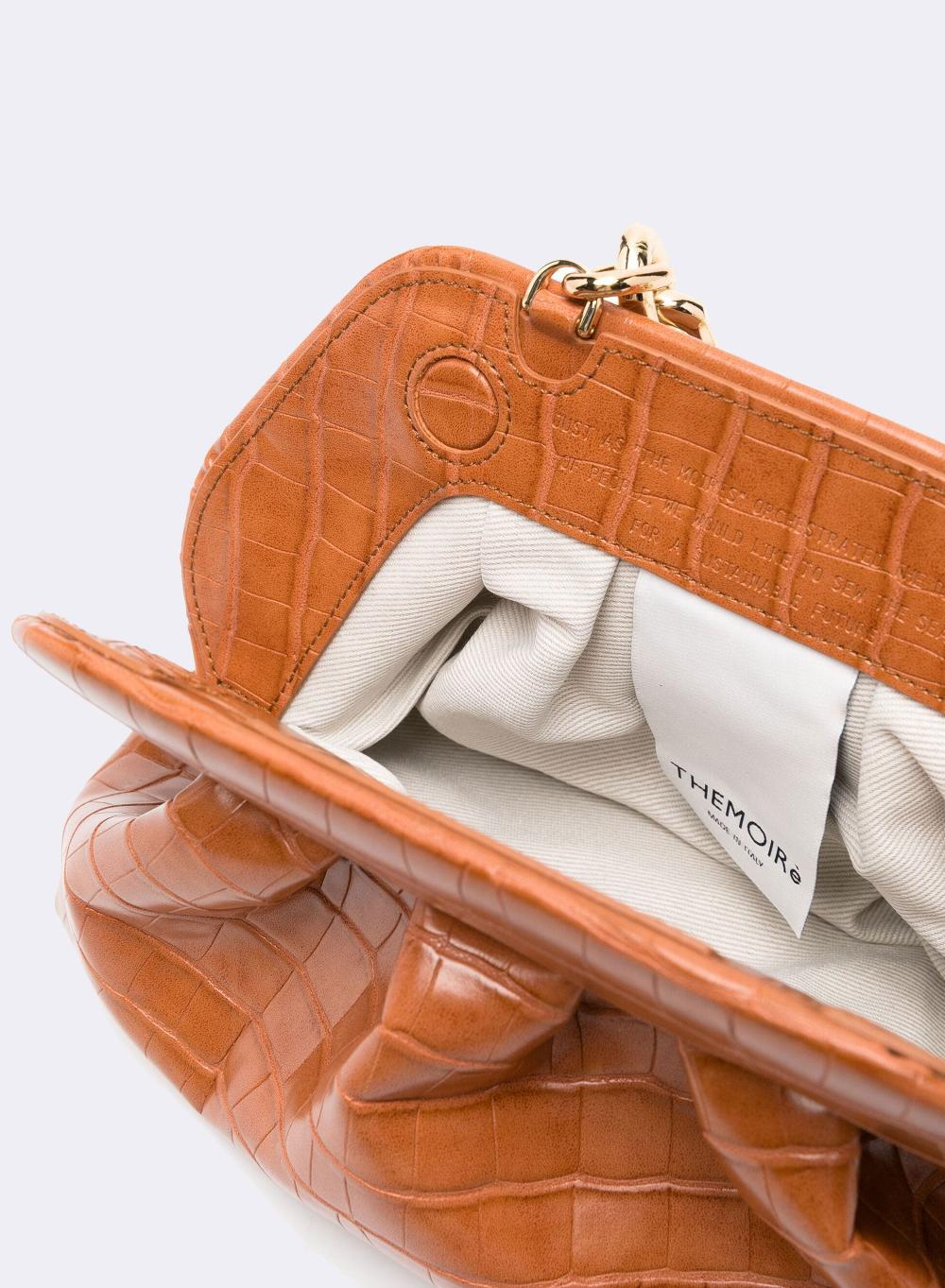 Themoirè TIA CROCO CARAMEL