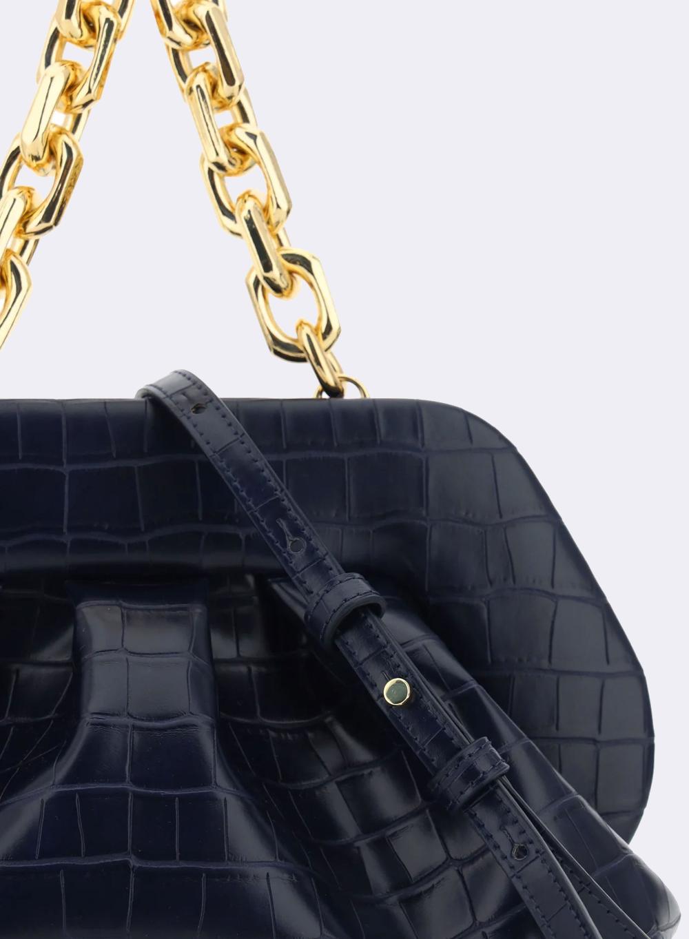 Themoirè TIA CROCO OCEAN DEEP