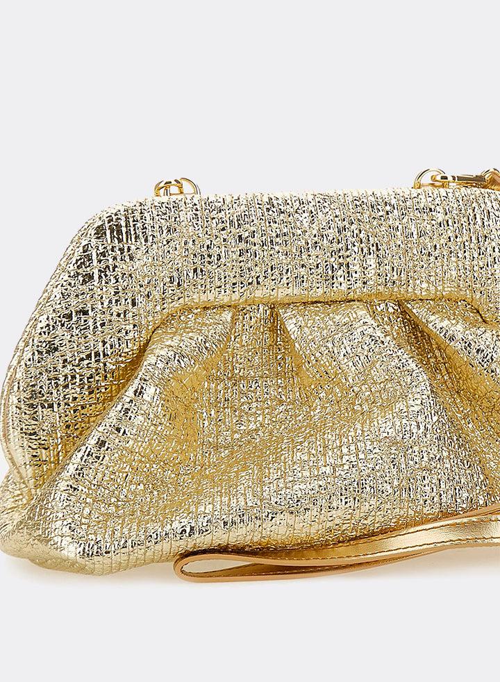 Themoirè TIA CRUMPLED LAMINATED GOLD