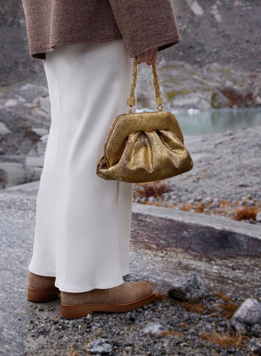 Themoirè TIA PALMA GOLD