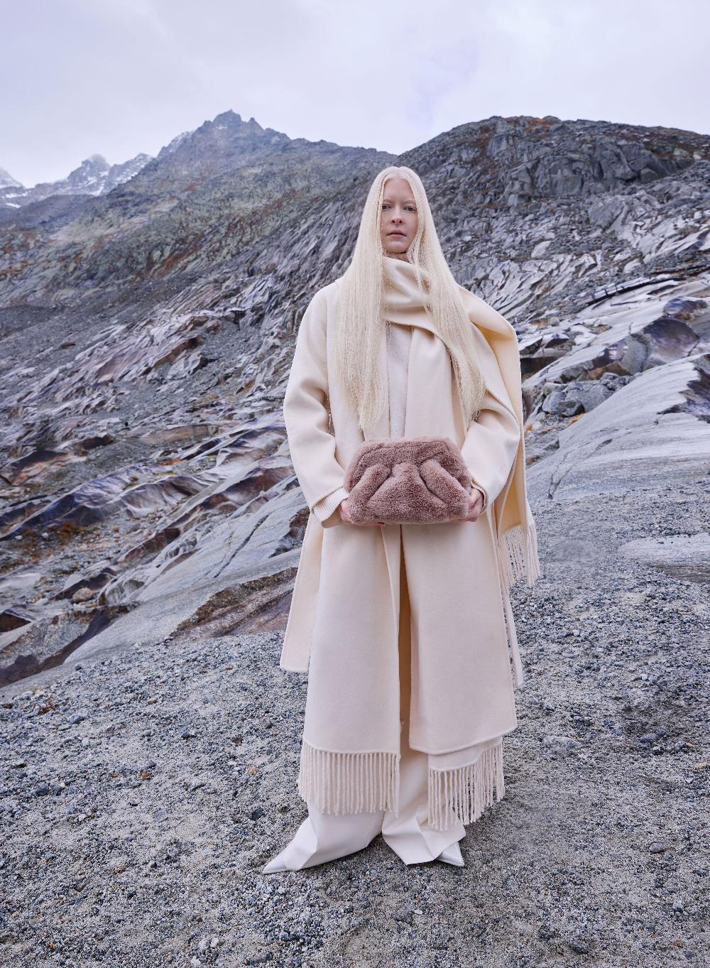 Themoirè TIA RE-FUR PRALINE