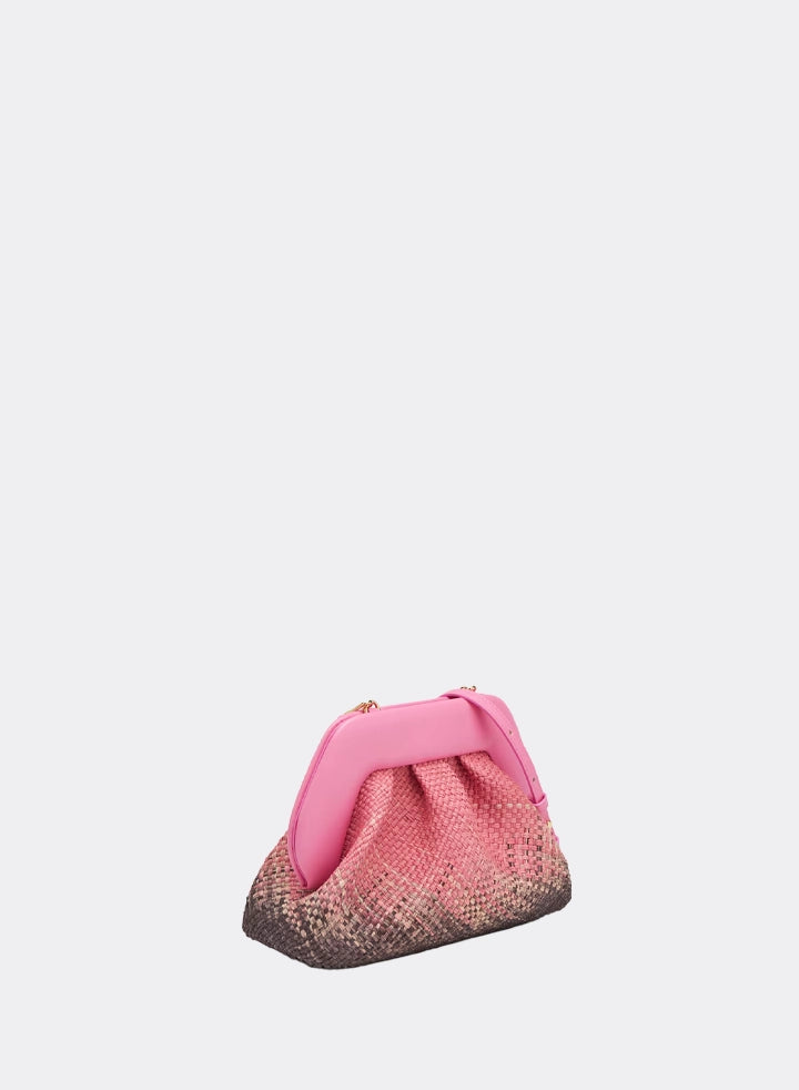 Themoirè TIA STRAW DEGRADÈ ORCHID / BLACK