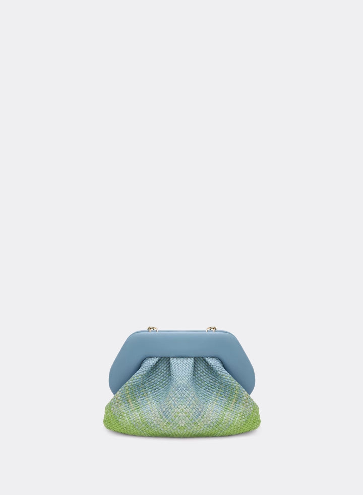 Themoirè TIA STRAW DEGRADÈ TORMALINE / TEA TREE