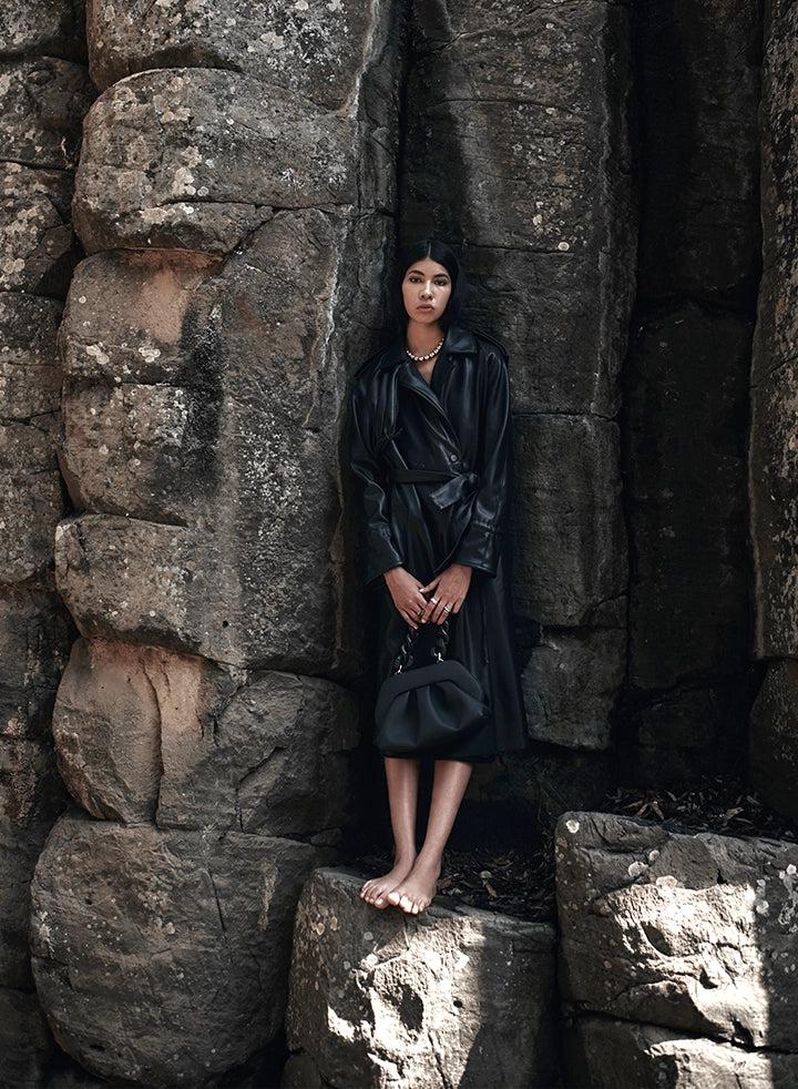 Themoirè TIA WEAVED MANTIS