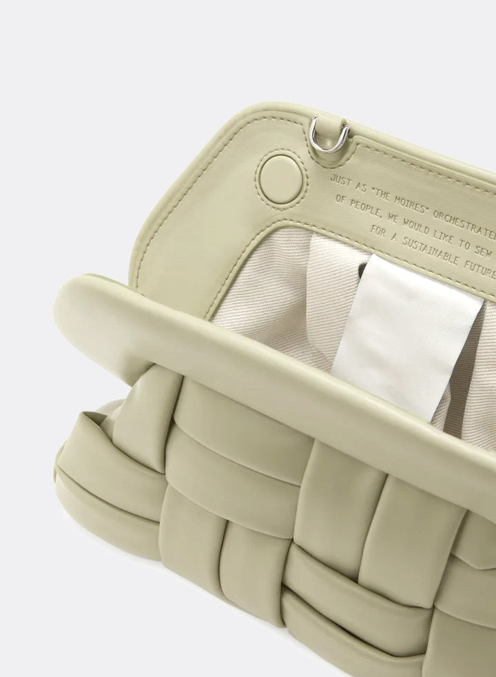 Themoirè TIA WEAVED MOSS