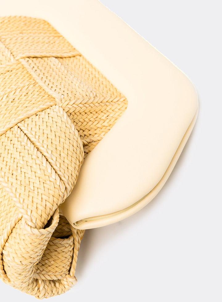 Themoirè TIA WEAVED STRAW CANARY