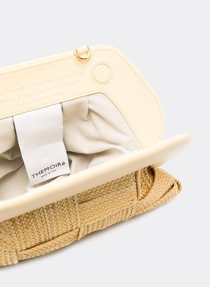 Themoirè TIA WEAVED STRAW CANARY