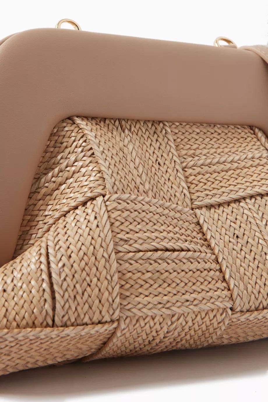 Themoirè TIA WEAVED STRAW WHEAT