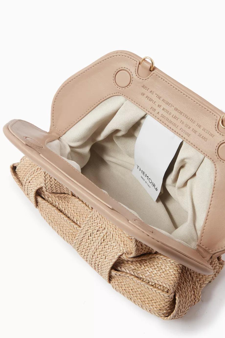 Themoirè TIA WEAVED STRAW WHEAT