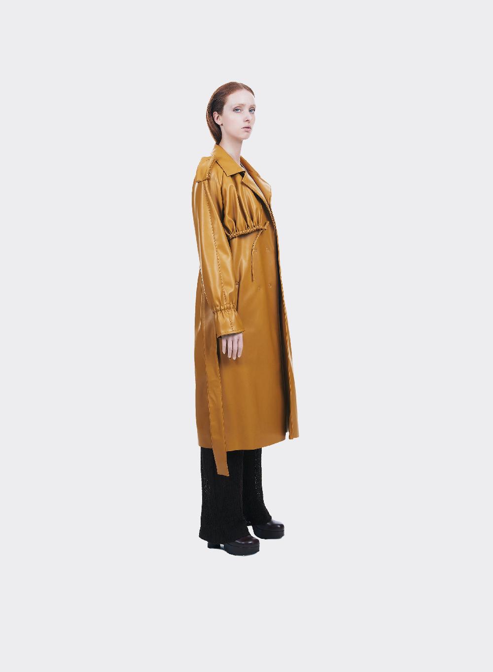 Themoirè TRENCH VEGAN OCHRE