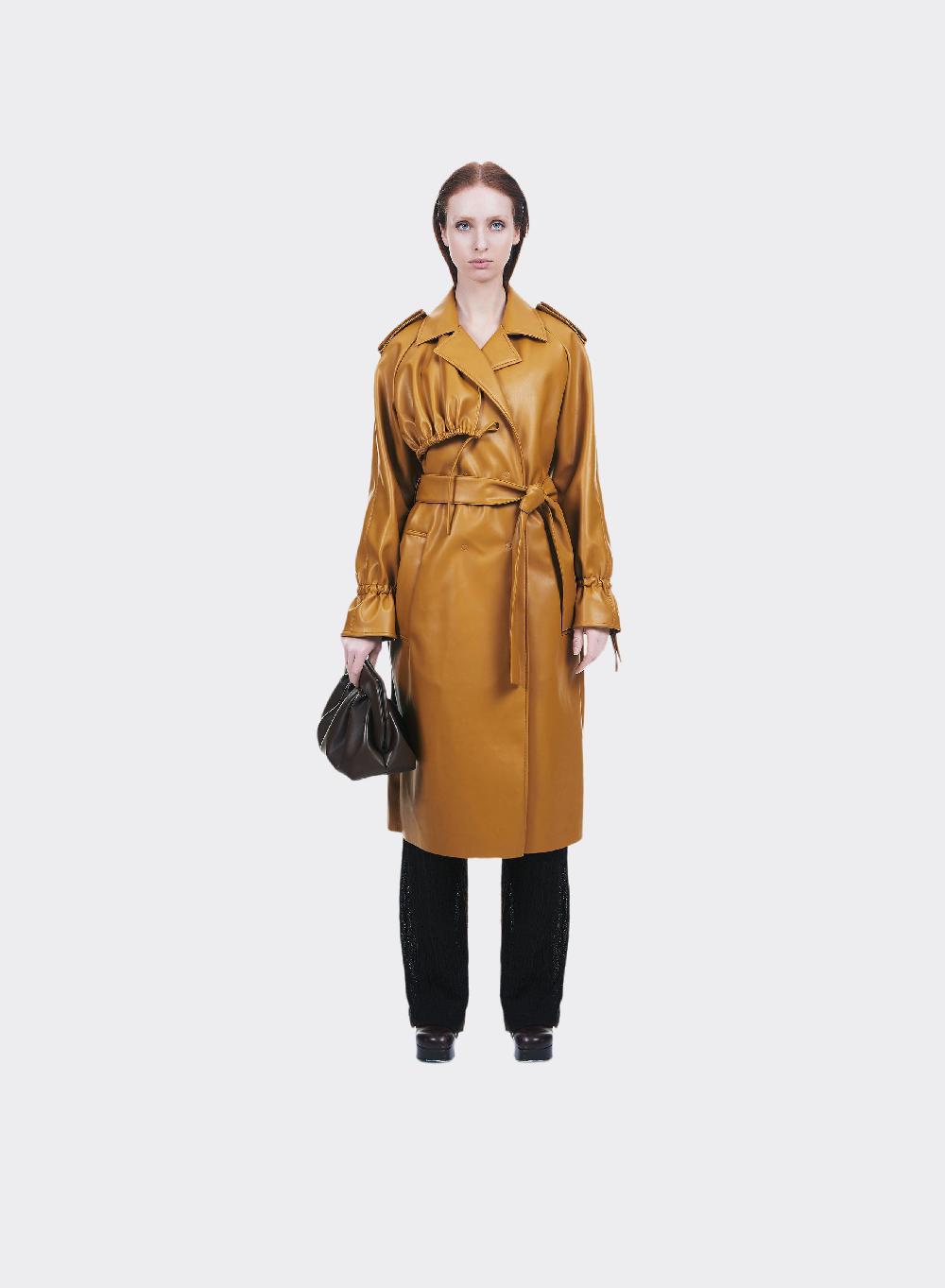 Themoirè TRENCH VEGAN OCHRE