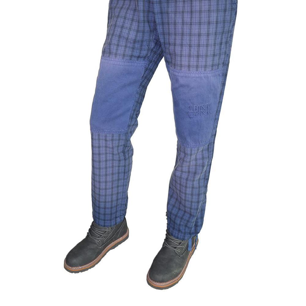 Think Pink Calanque Uomo A Quadri Delavato Fw1509