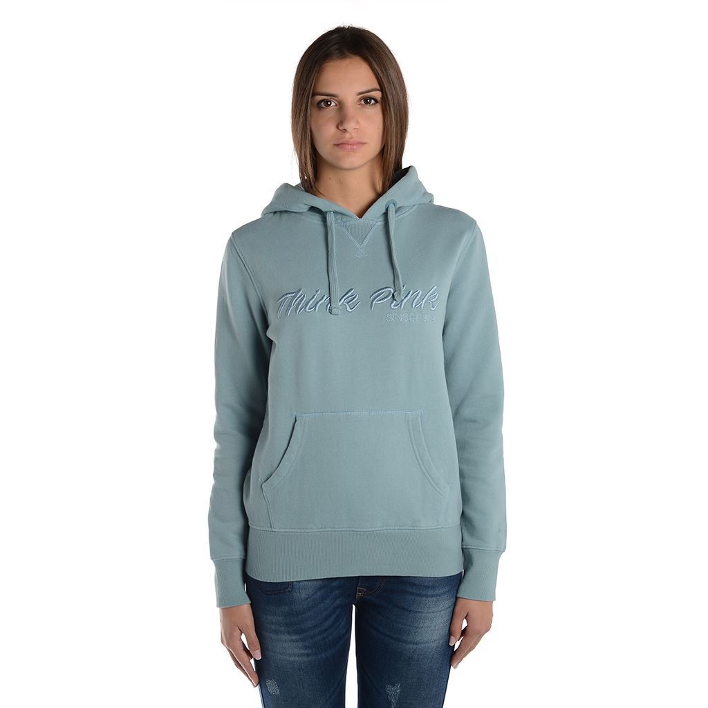 Think Pink Felpa Donna Con Cappuccio Fw1802