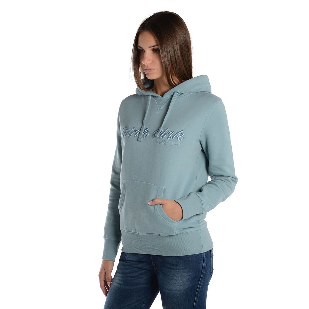 Think Pink Felpa Donna Con Cappuccio Fw1802