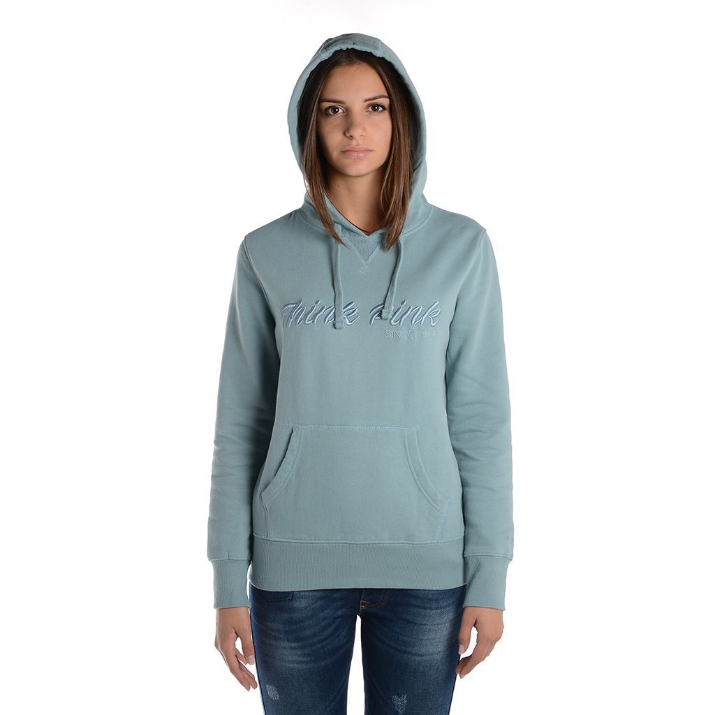 Think Pink Felpa Donna Con Cappuccio Fw1802