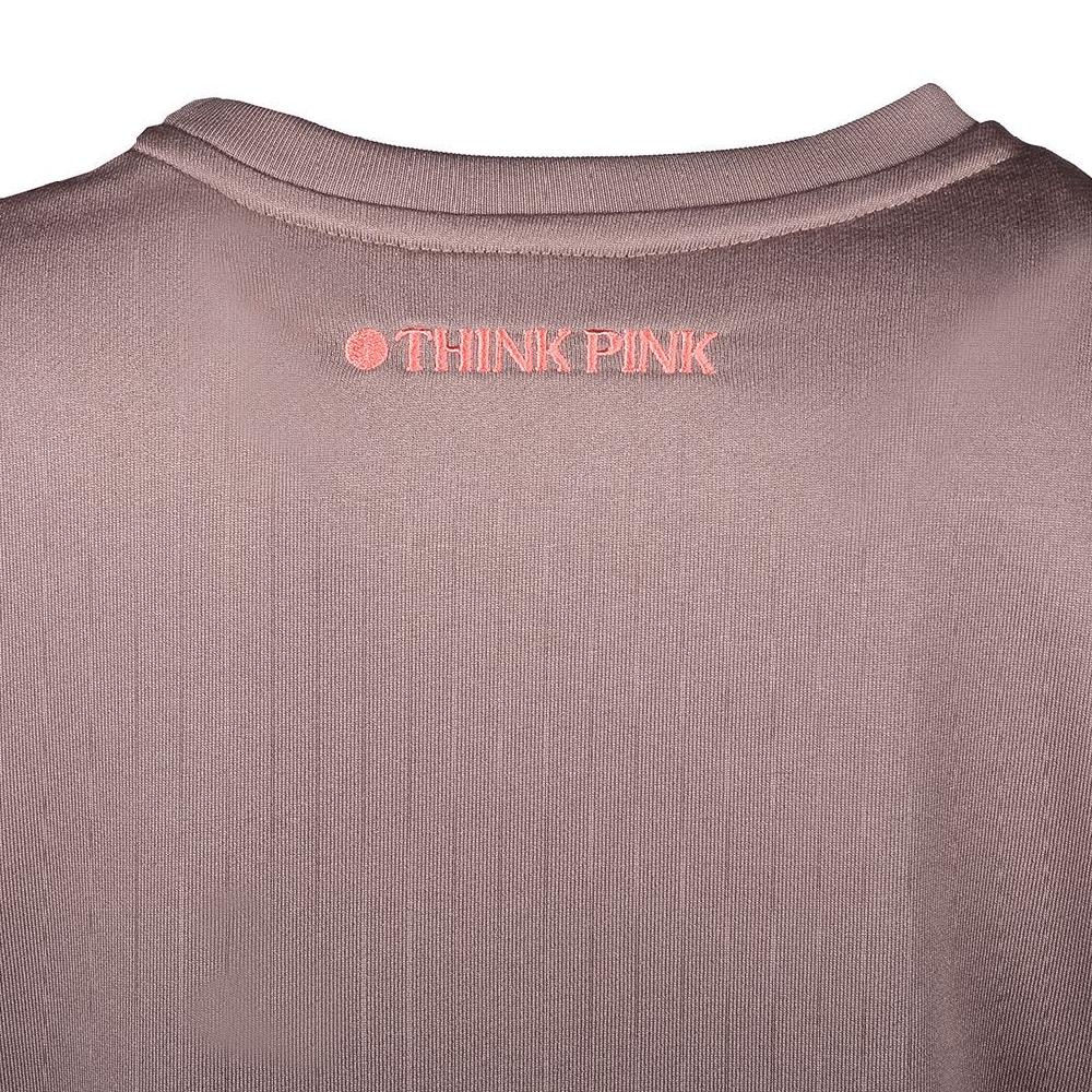 Think Pink Felpa Donna Girocollo