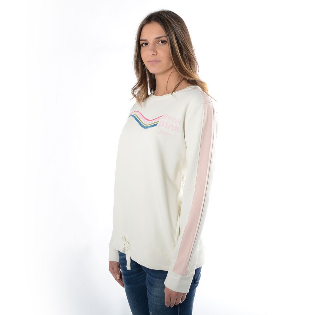 Think Pink Felpa Donna Girocollo Ss1904