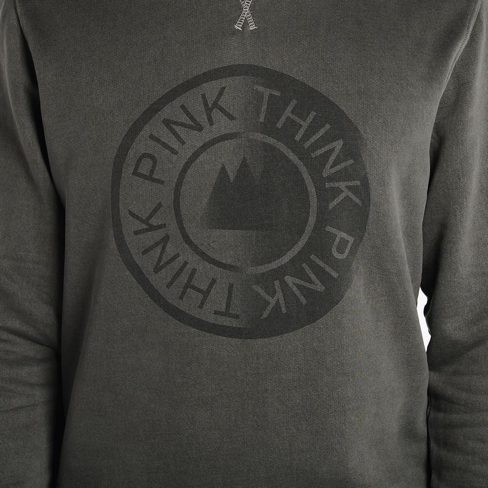 Think Pink Felpa Uomo Con Cappuccio Fw1805