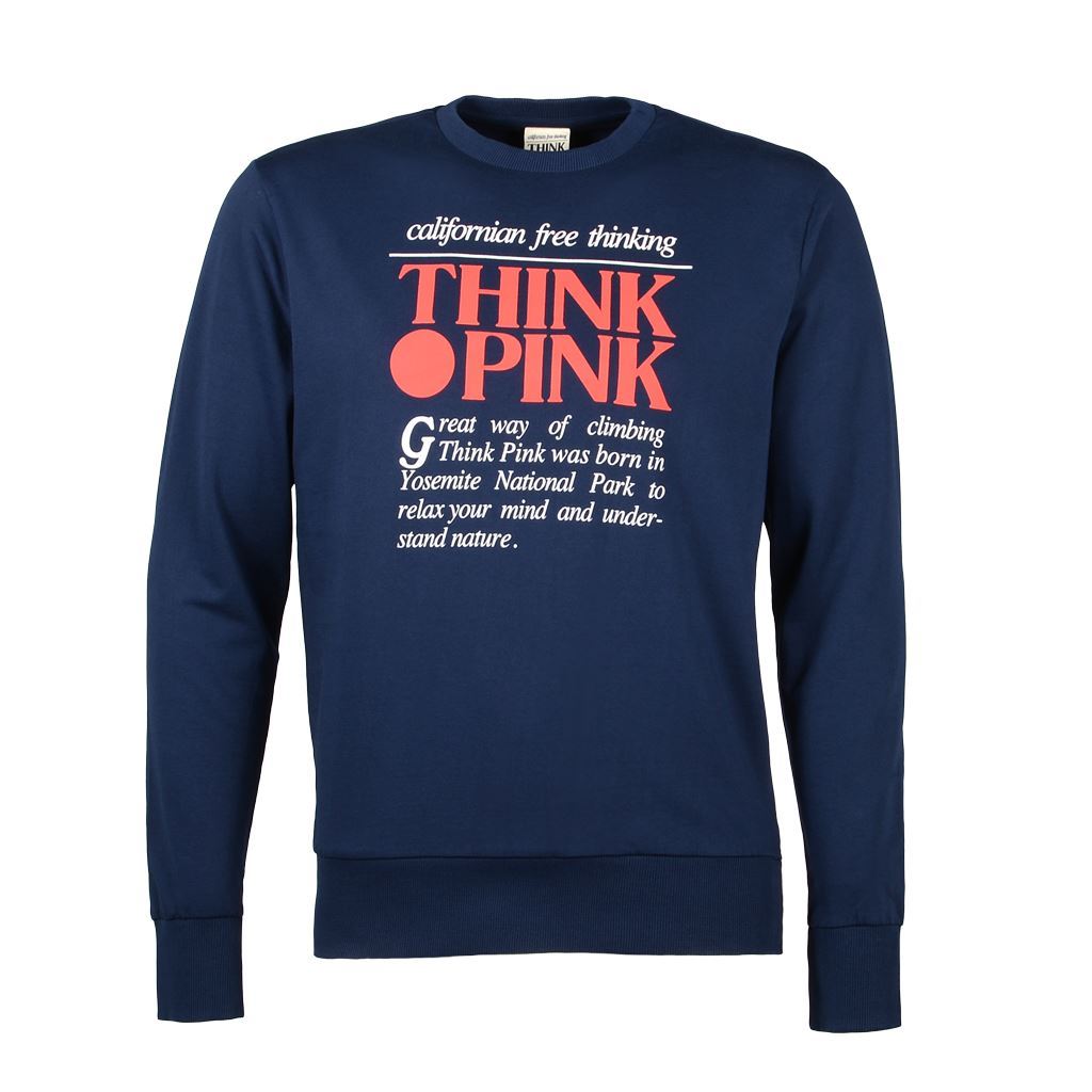 Think Pink Felpa Uomo Girocollo ss1800
