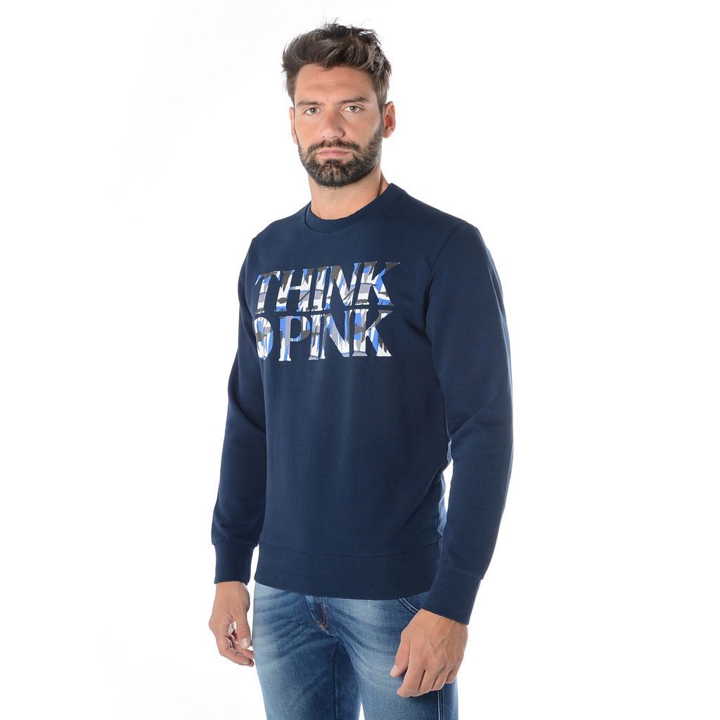 Think Pink Felpa Uomo Girocollo Ss1900