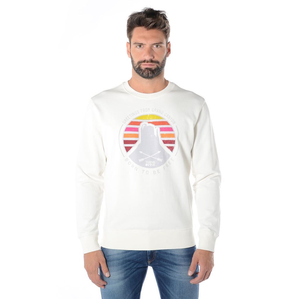 Think Pink Felpa Uomo Girocollo ss1902