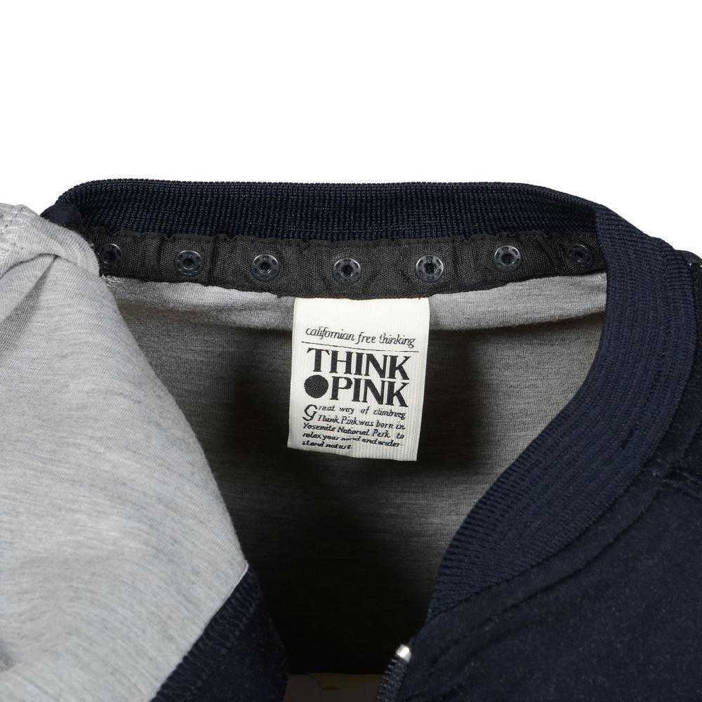 Think Pink Felpa Uomo Zip E Cappuccio Ss1804