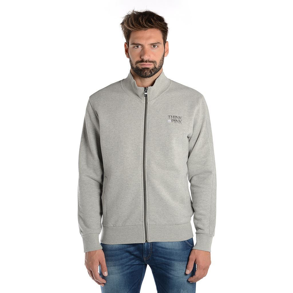 Think Pink Felpa Uomo Zip fw1811