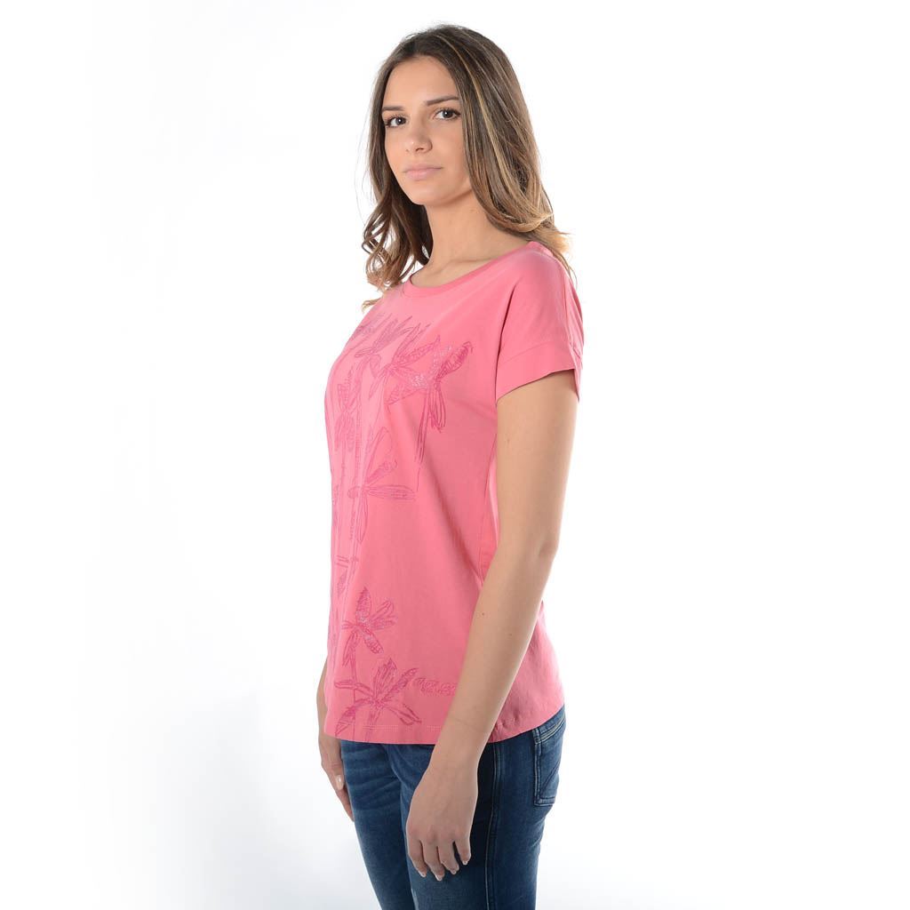 Think Pink T-shirt Donna Manica Corta Ss1902
