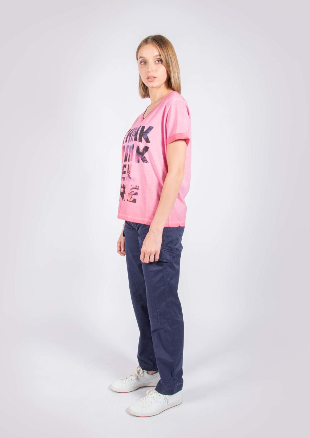 Think Pink T-Shirt Donna Manica Corta Ss1910