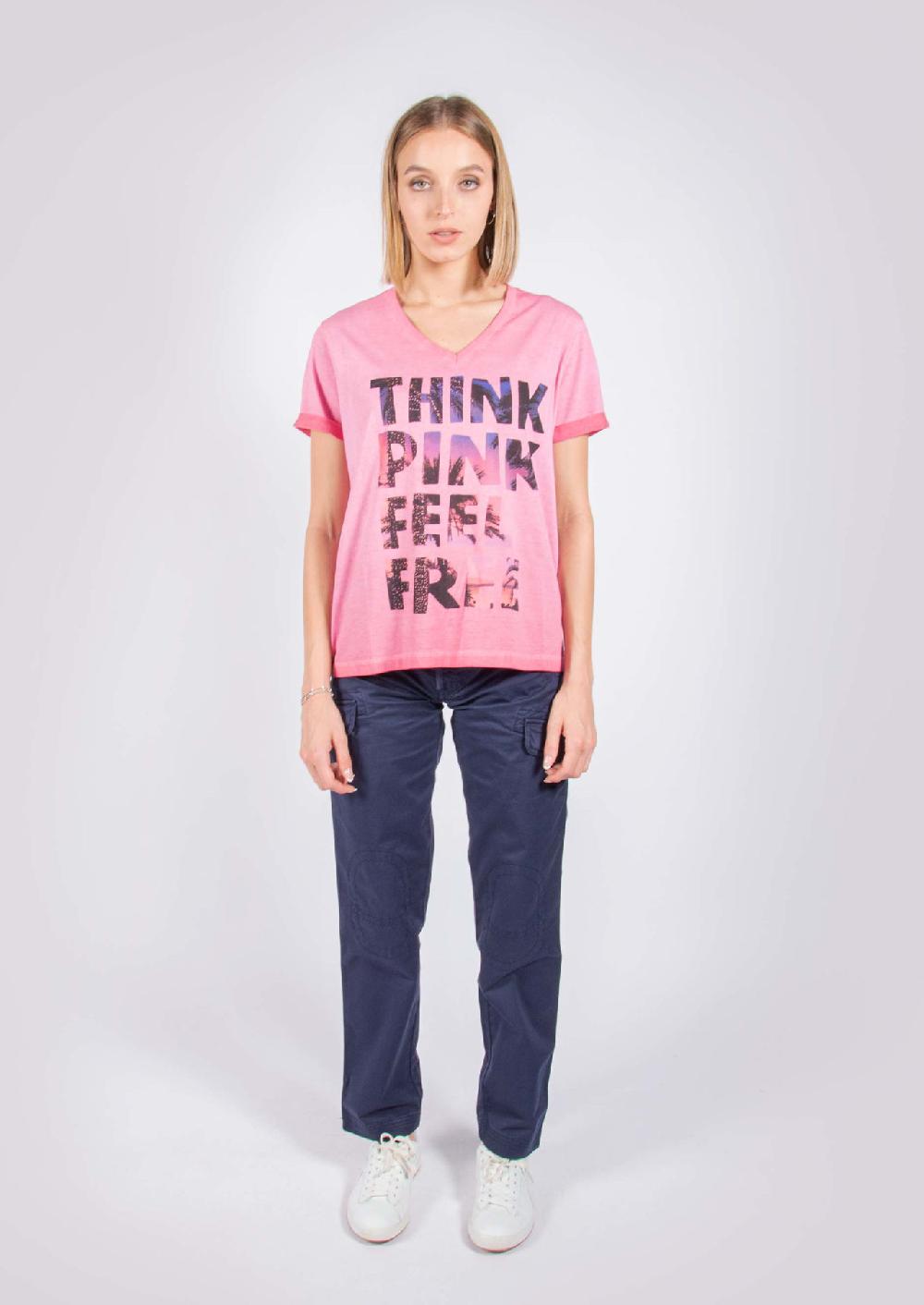 Think Pink T-Shirt donna manica corta ss1910
