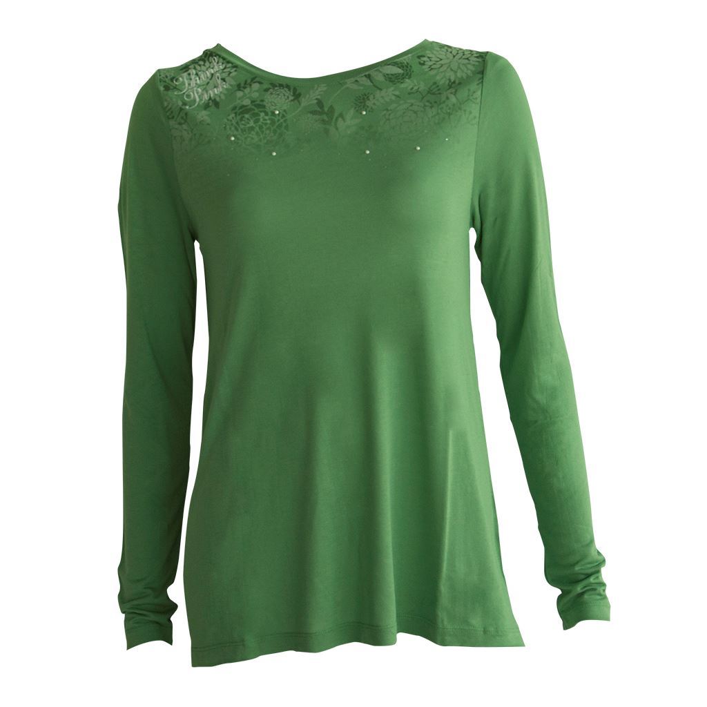 Think Pink T-shirt Donna Manica Lunga Fw1604