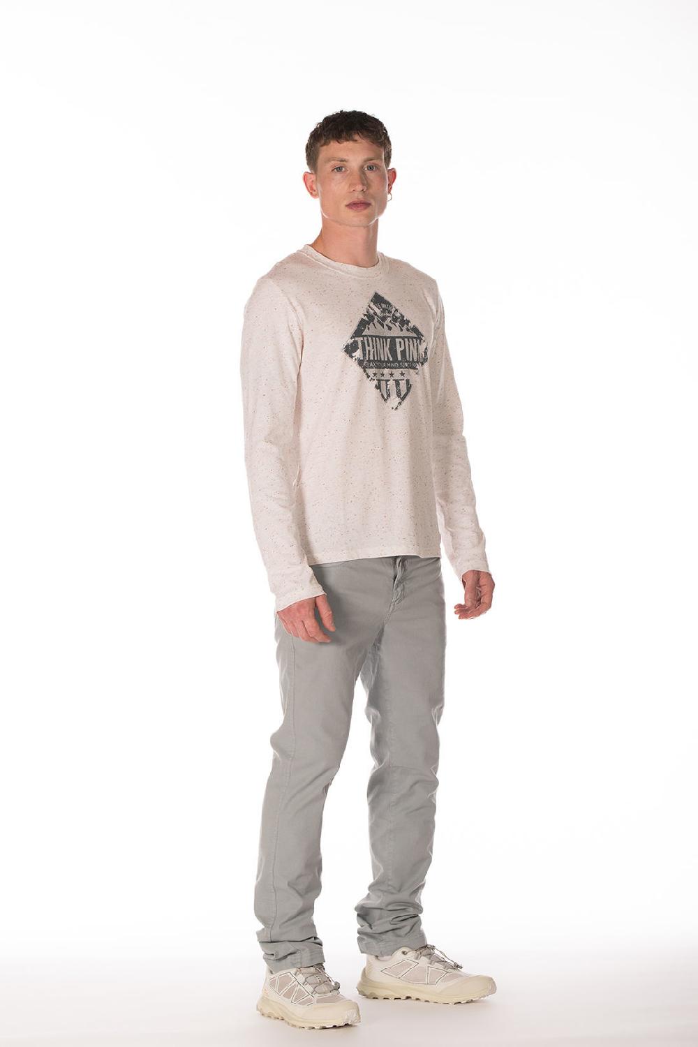 Think Pink T-shirt Uomo Manica Lunga Fw1502