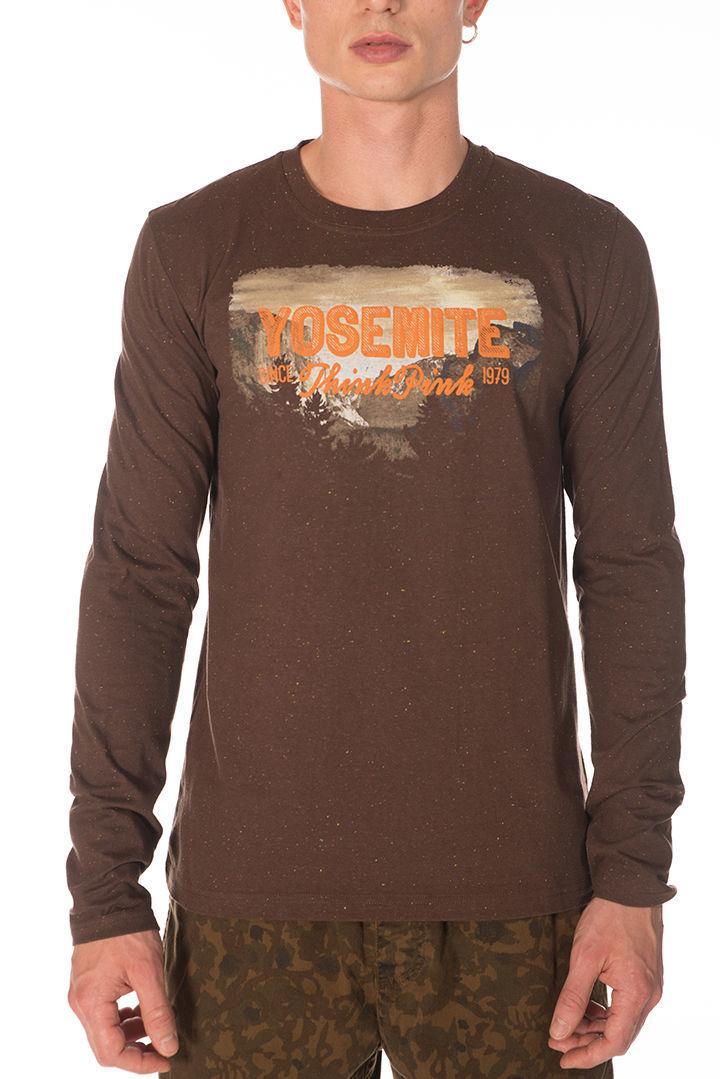 Think Pink T-shirt Uomo Manica Lunga Fw1504