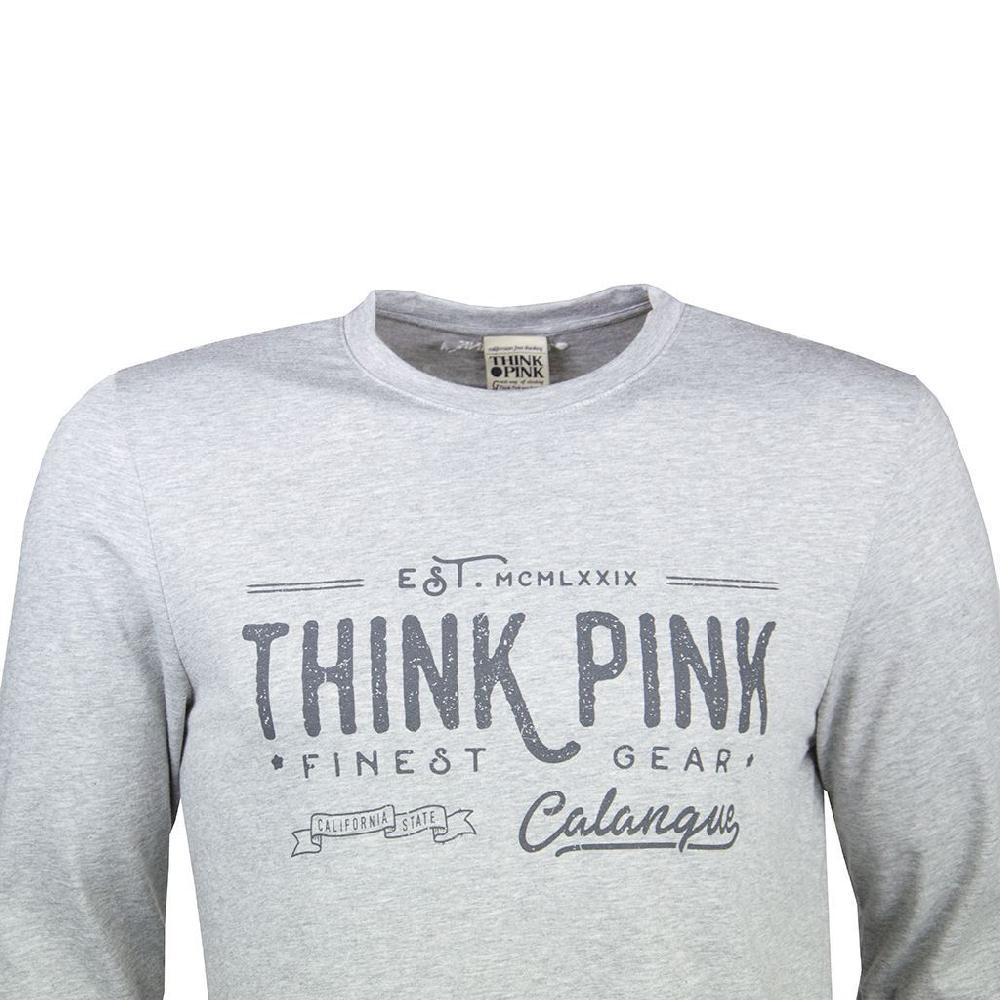 Think Pink T-shirt Uomo Manica Lunga Fw1702