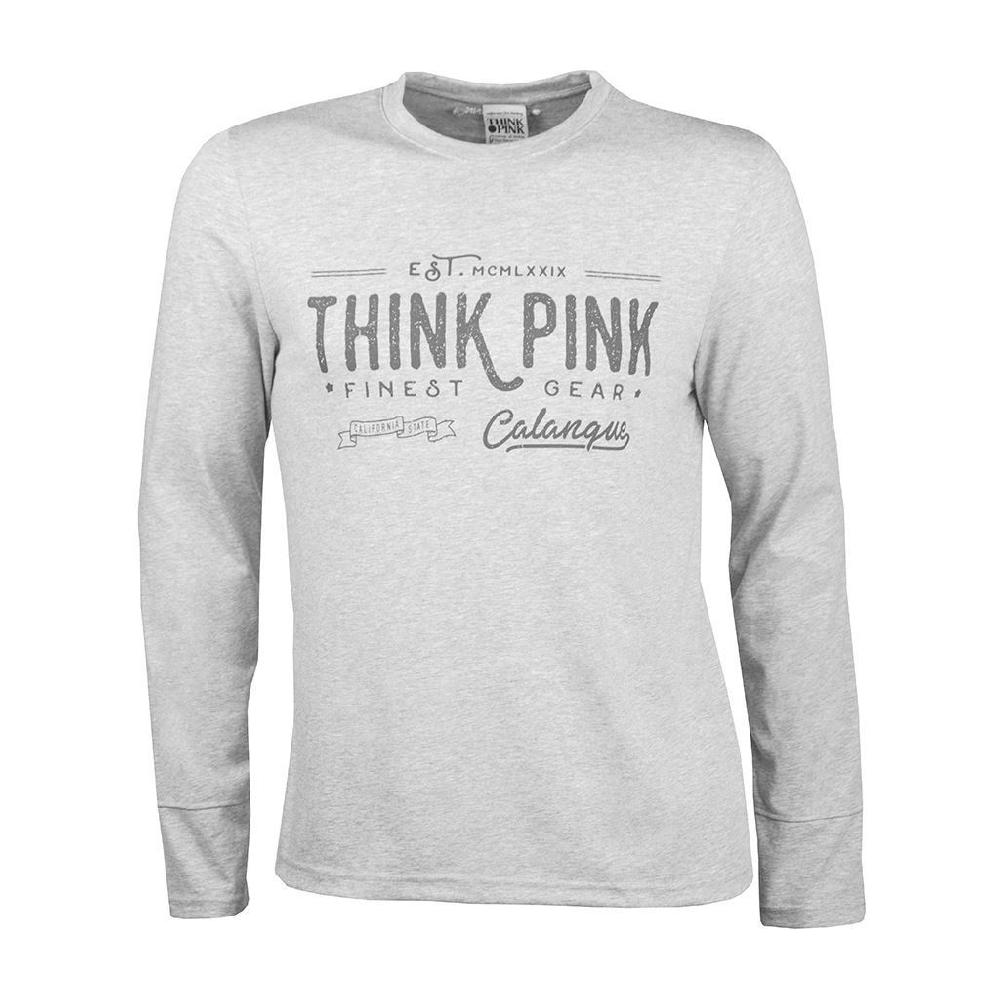 Think Pink T-shirt Uomo Manica Lunga fw1702