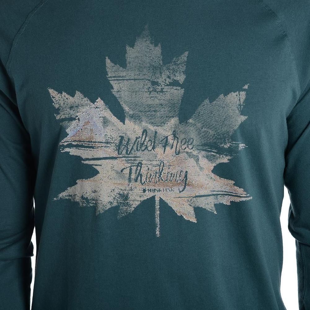 Think Pink T-shirt Uomo Manica Lunga Fw1804