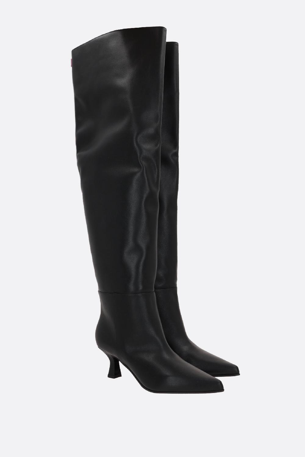 3JUIN Stivale Cuissard Bea In Pelle Liscia