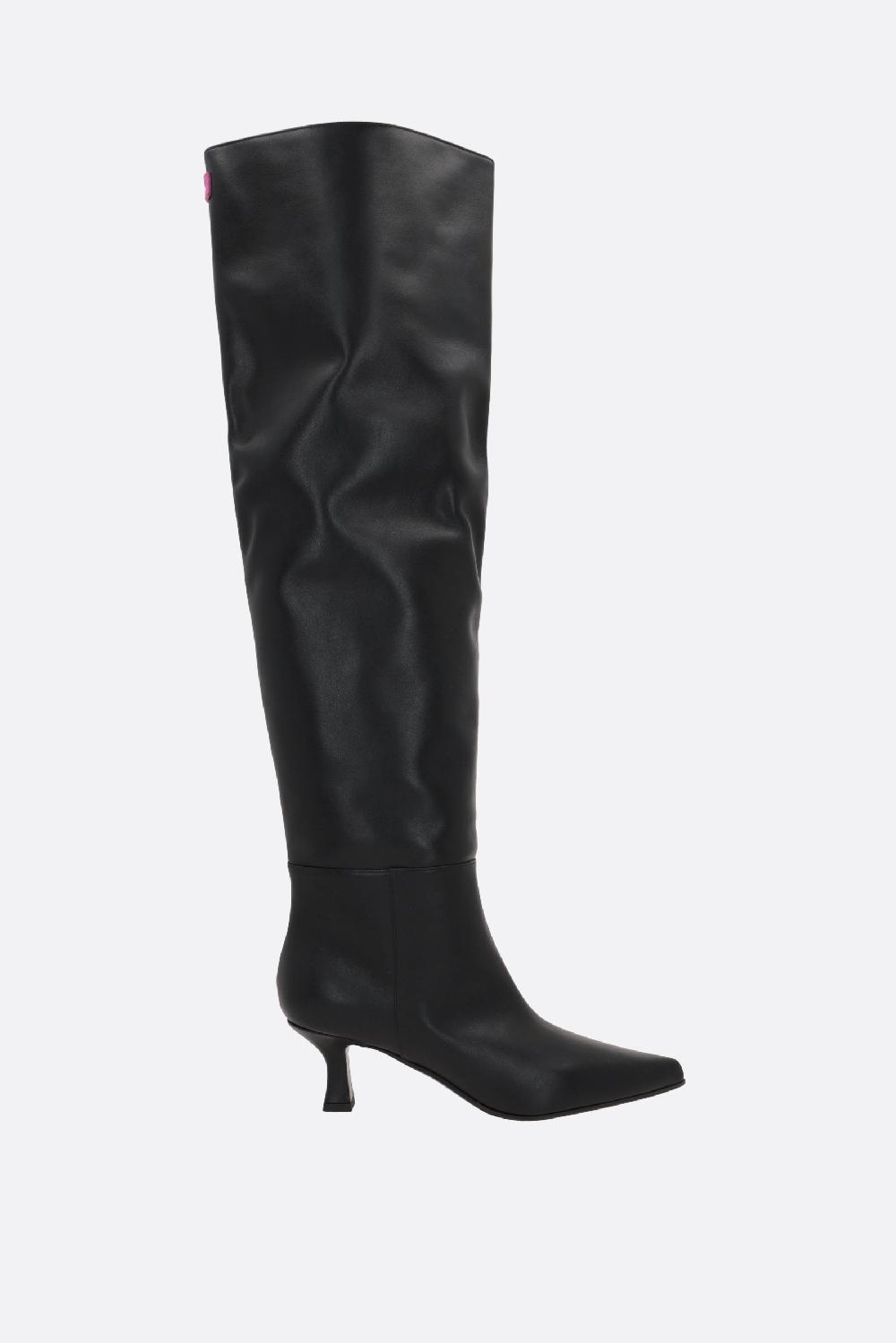 3JUIN stivale cuissard Bea in pelle liscia
