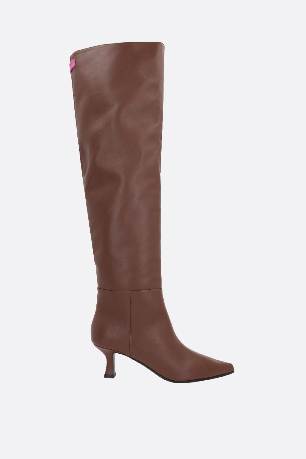 3JUIN stivale cuissard Bea in pelle liscia