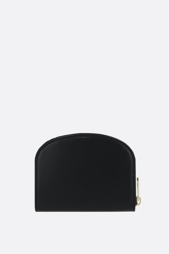 A.P.C. Portafogli Demi-Lune In Pelle Liscia